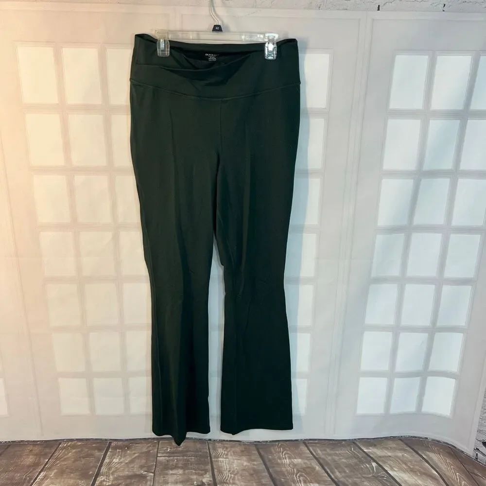 Old Navy Dark Green CloudComfy Extra High Waisted Bootcut Leggings Size XL Tall